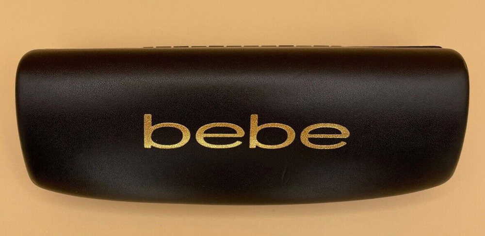 Pre-owned Bebe Black Hard Eyeglass/Sunglasses Case